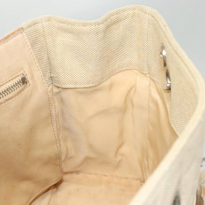Chanel Camellia, Beige, Canvas, handbag