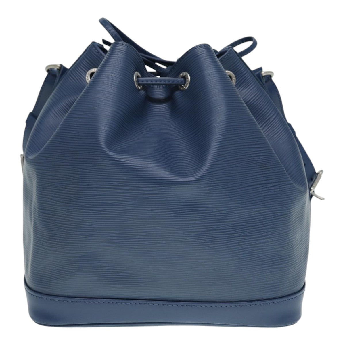 Louis Vuitton Noe, Blue, Leather, shoulder