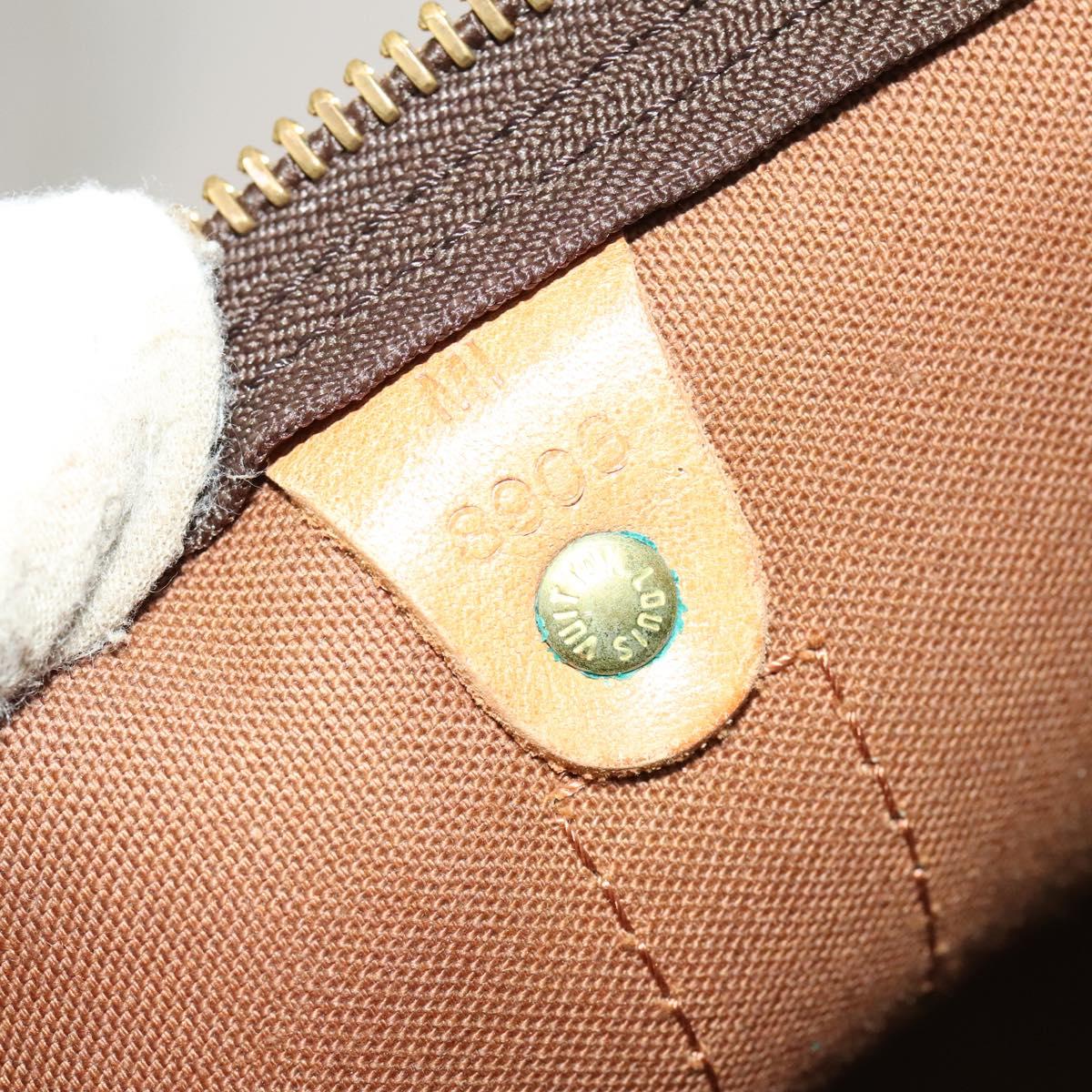 Louis Vuitton Keepall 60, Brown, Canvas, travel
