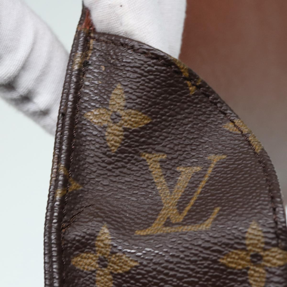 Louis Vuitton Cartouchiere, Brown, Canvas, shoulder