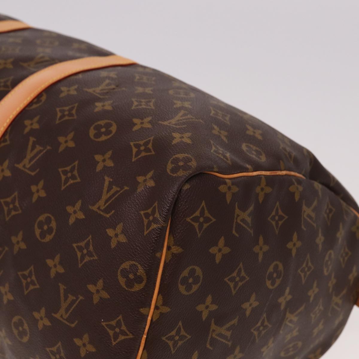 Louis Vuitton Keepall 50, Brown, Canvas, travel