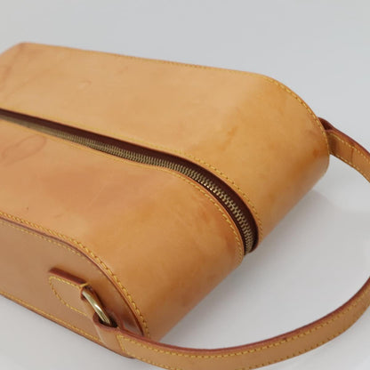 Louis Vuitton, Beige, Leather, shoulder