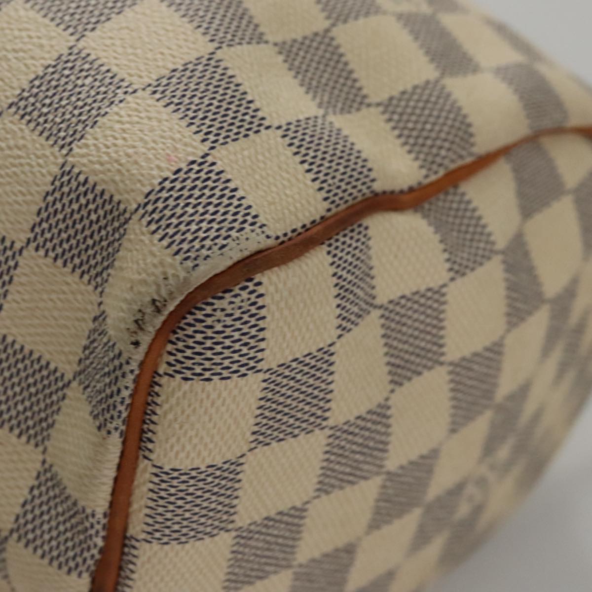 Louis Vuitton Speedy 25, White, Canvas, handbag