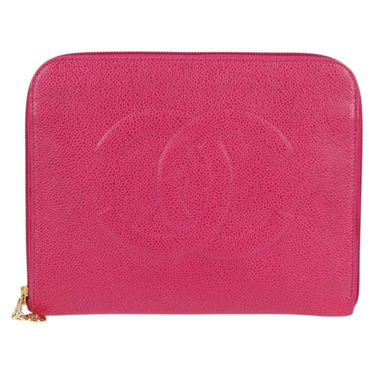 Chanel Coco Mark, Pink, Leather, clutch