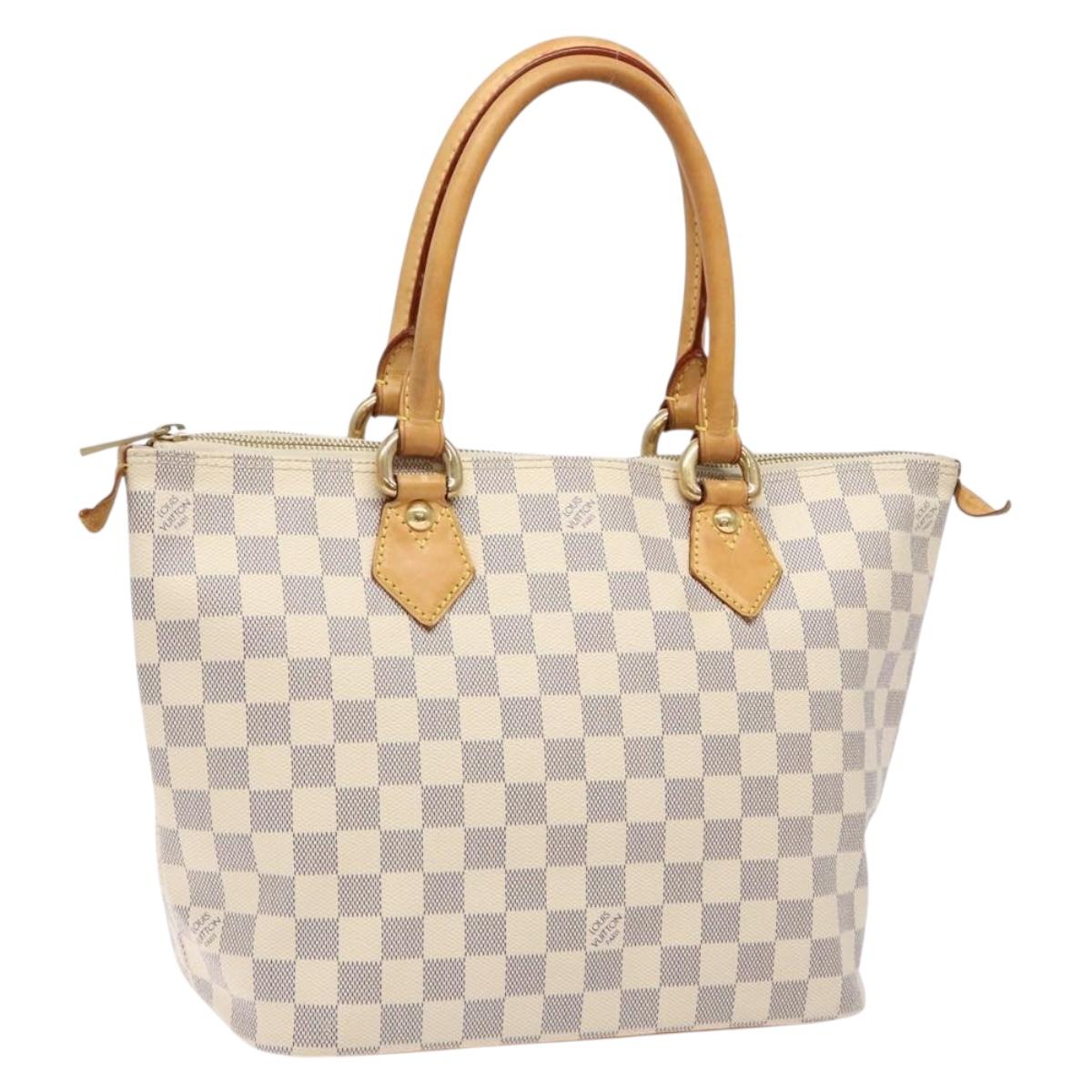 Louis Vuitton Saleya, White, Canvas, tote