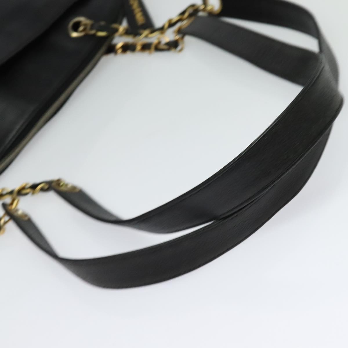 Chanel Cc, Black, Leather, shoulder