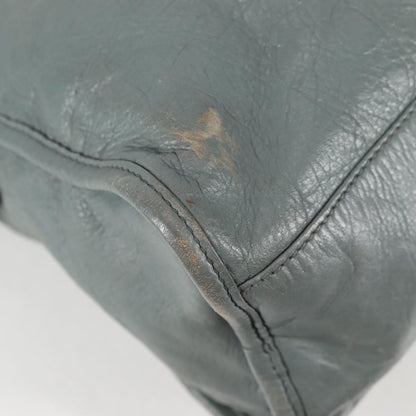 Balenciaga City, GRAY, Leather, handbag