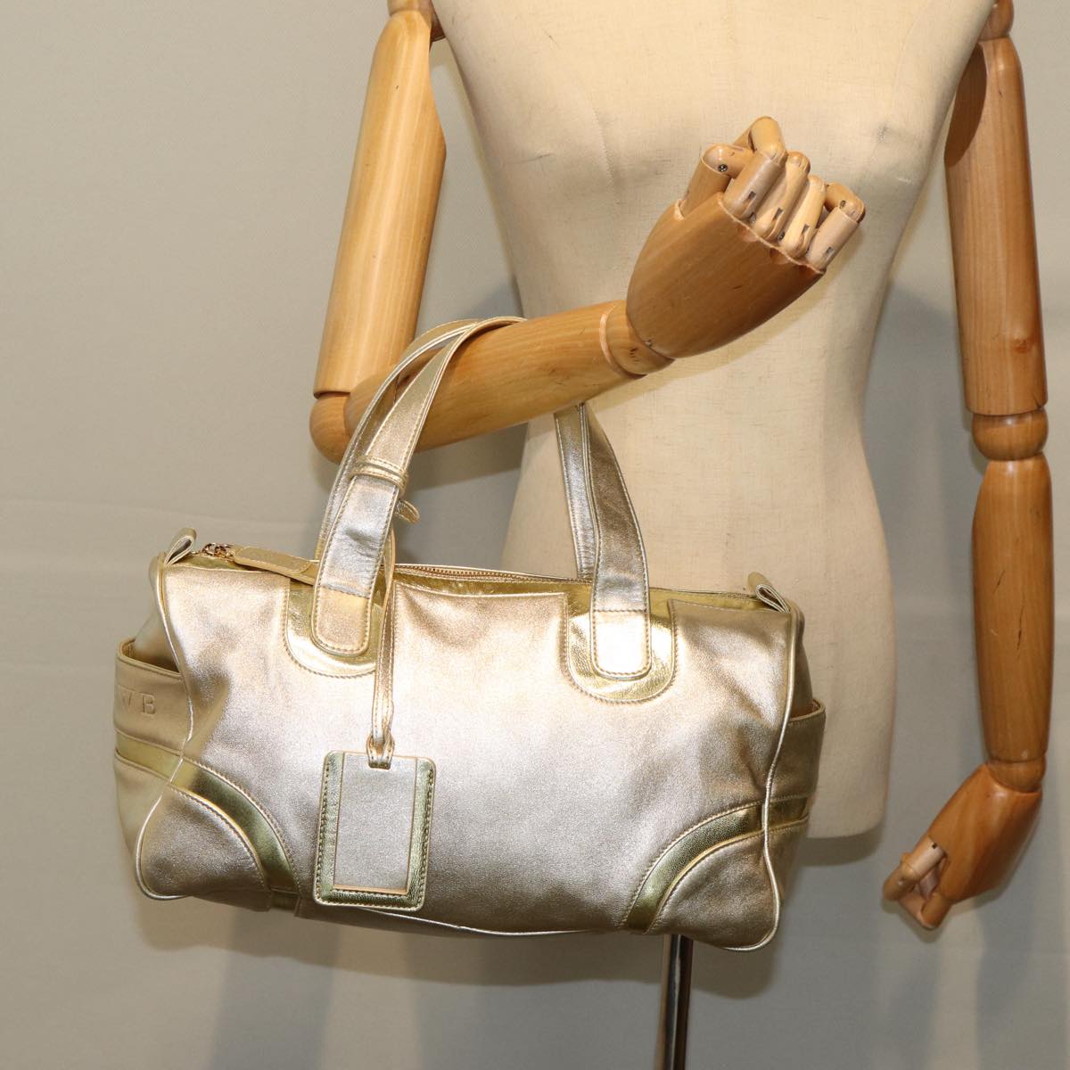 Loewe --, Gold, Leather, handbag