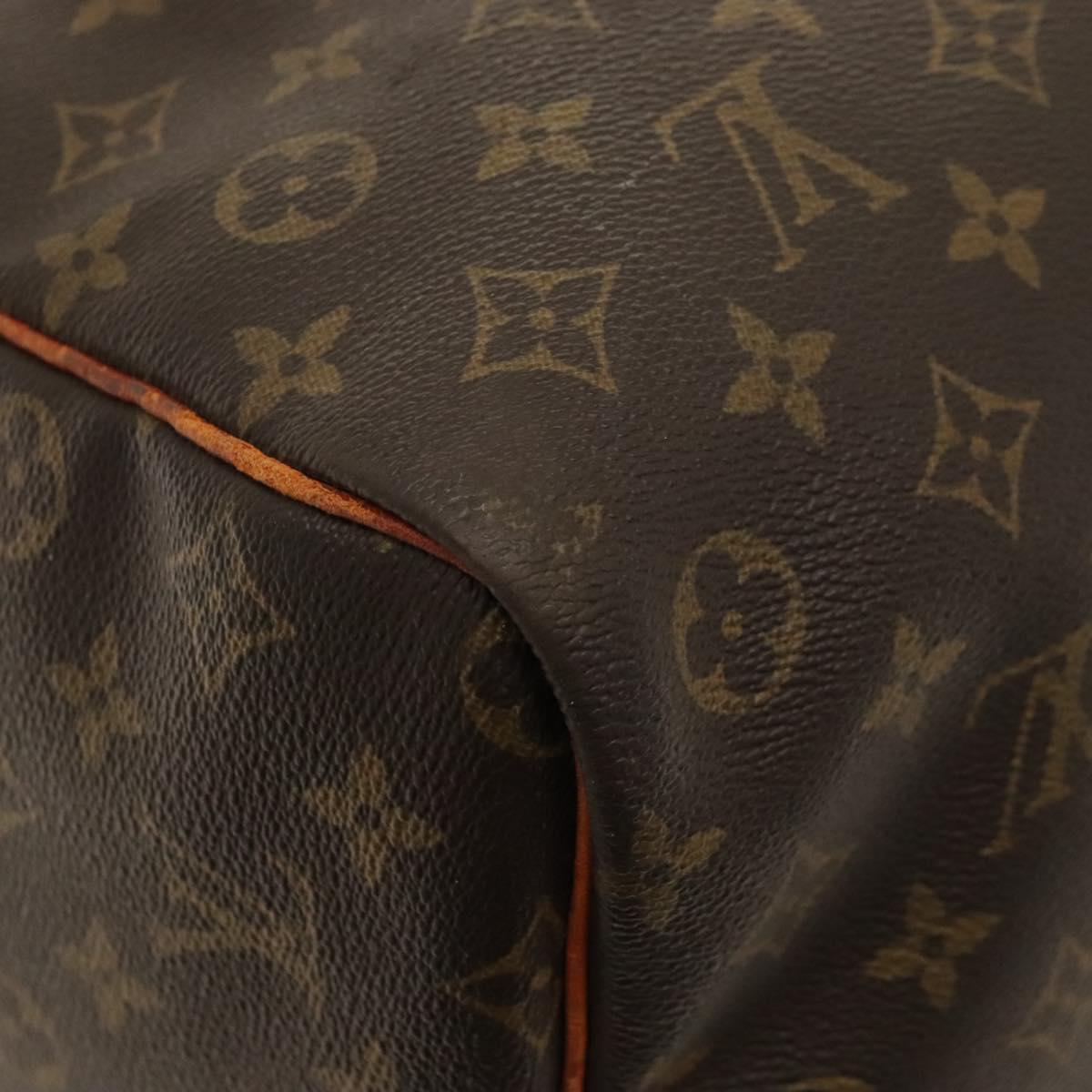 Louis Vuitton Keepall Bandoulière 60, Brown, Canvas, travel
