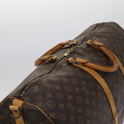 Louis Vuitton Keepall Bandoulière 60, Brown, Canvas, travel