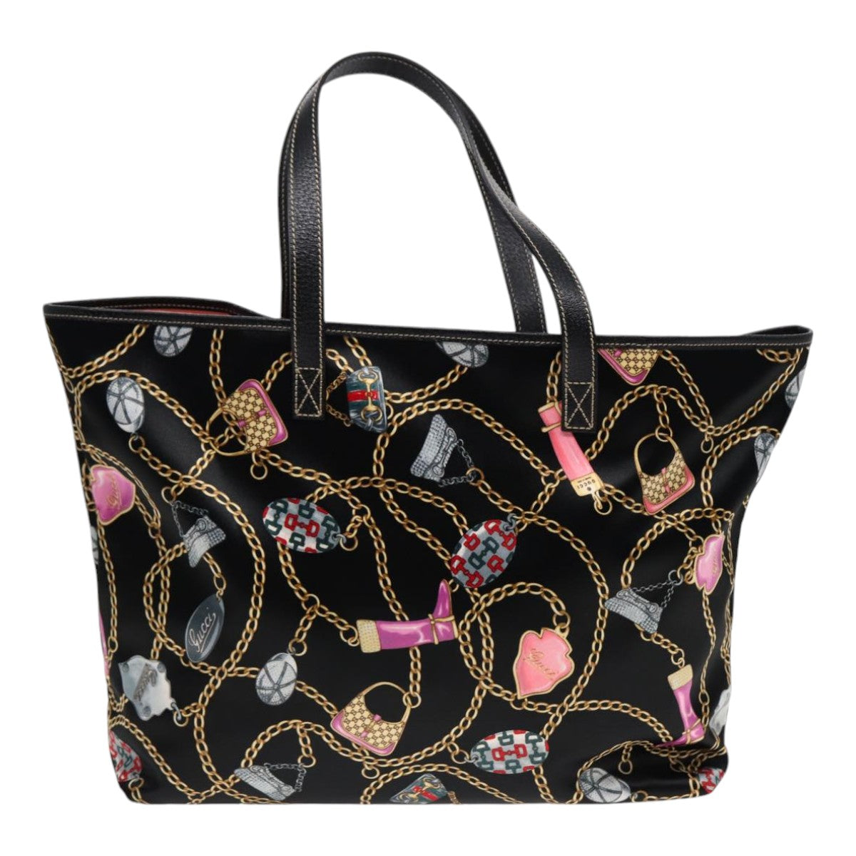 Gucci Gucci Print, Multicolour, Silk, tote