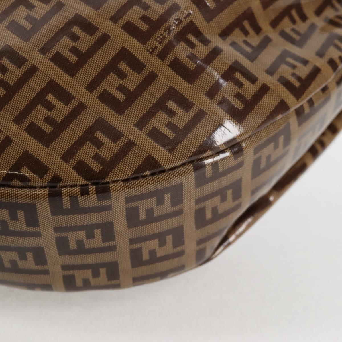 Fendi Zucchino, Brown, Canvas, handbag