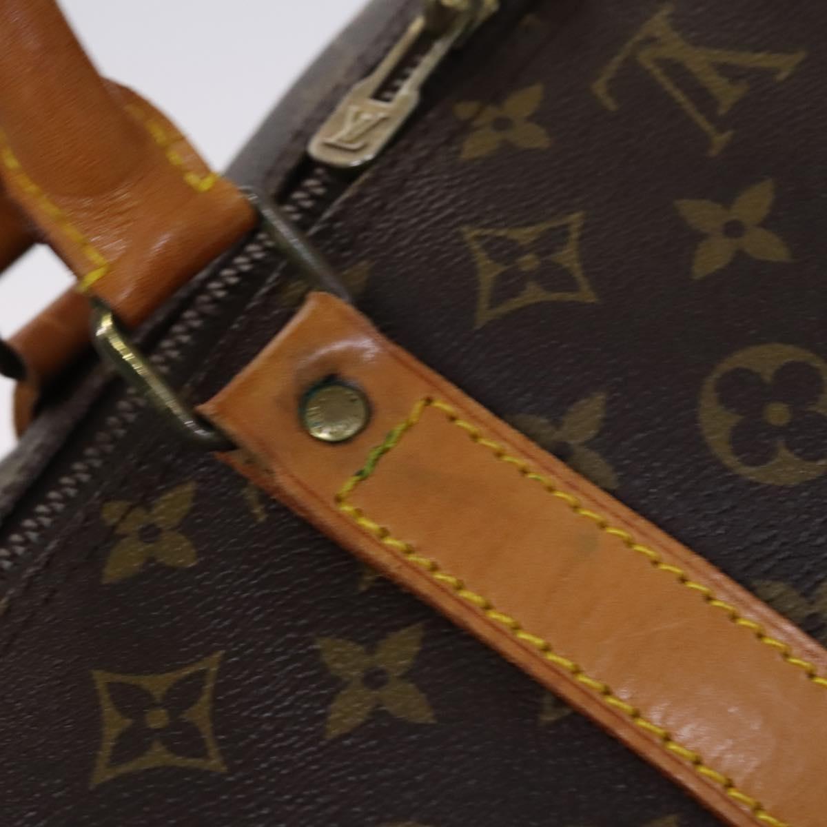 Louis Vuitton Keepall 60, Brown, Canvas, travel