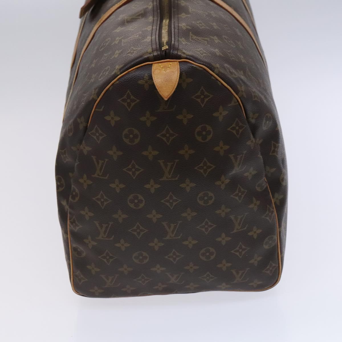 Louis Vuitton Keepall 60, Brown, Canvas, travel