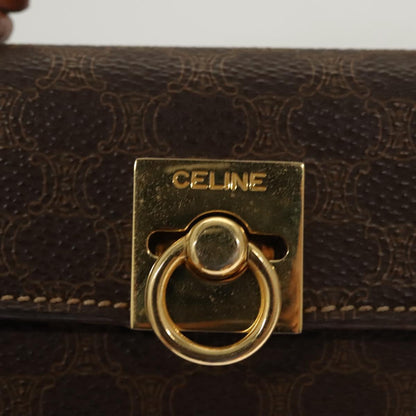 Céline Macadam, Brown, Canvas, handbag
