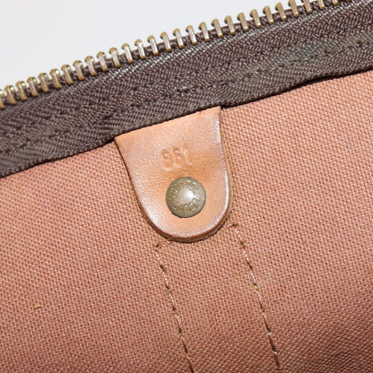 Louis Vuitton Keepall 45, Brown, Canvas, travel