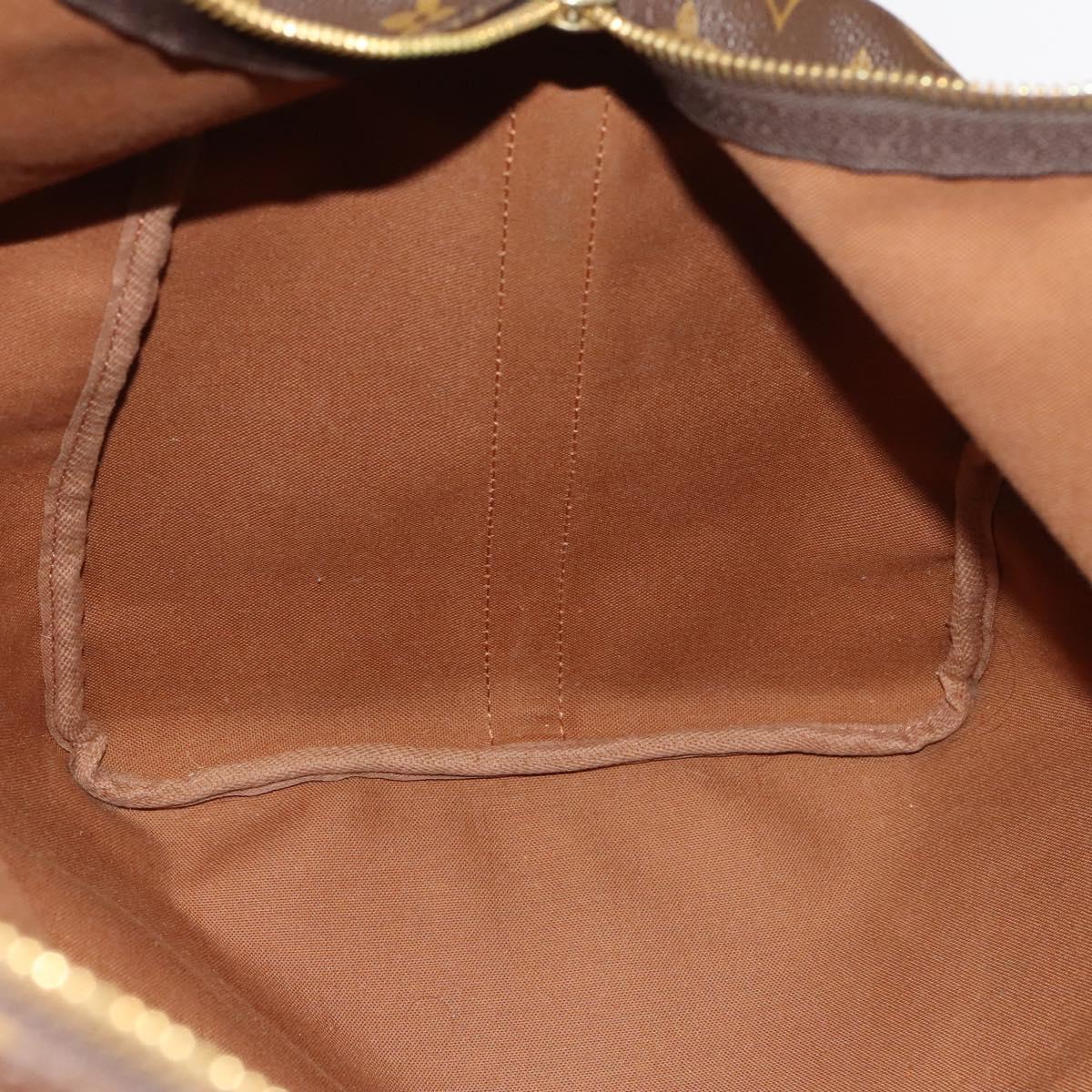 Louis Vuitton Keepall Bandoulière 55, Brown, Canvas, travel