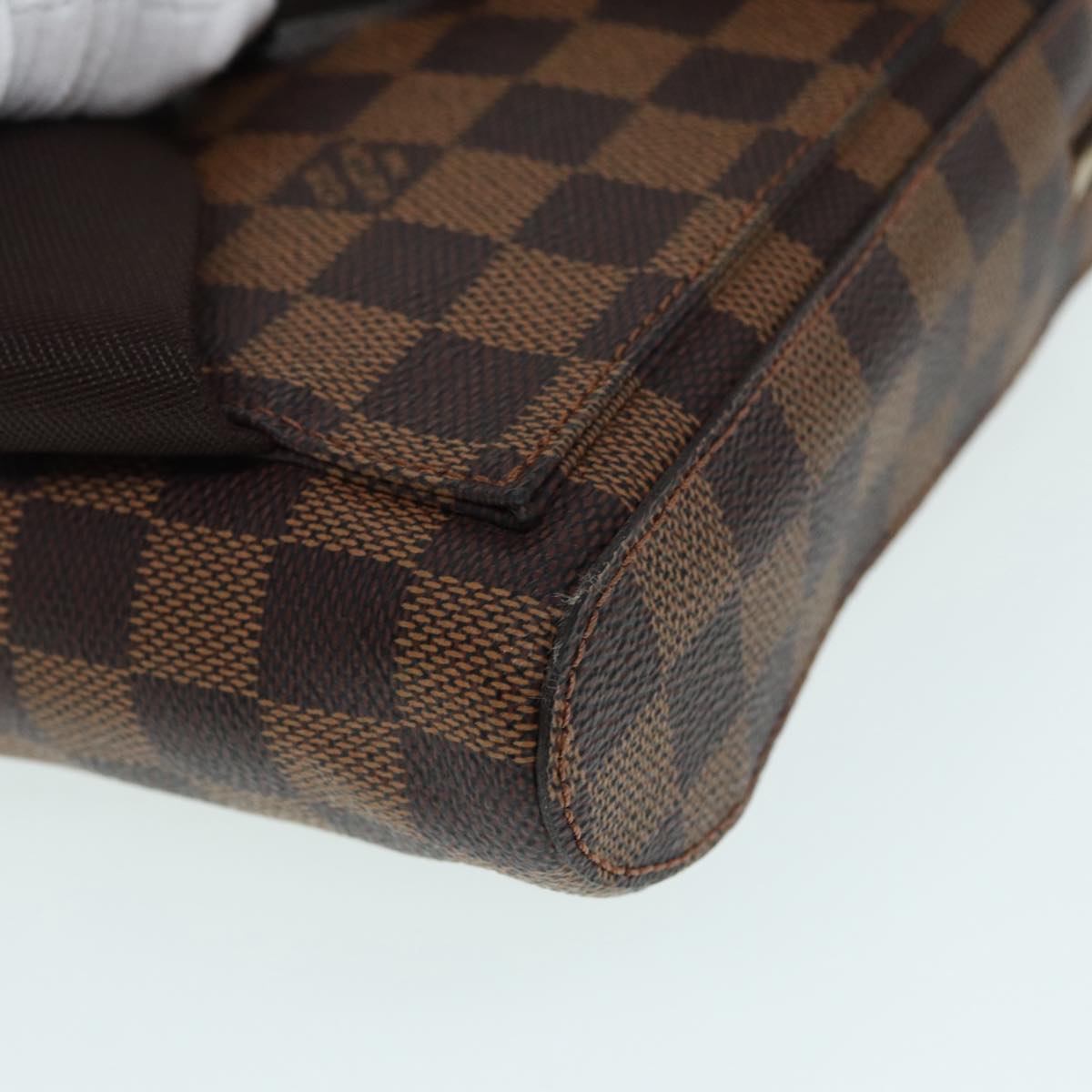 Louis Vuitton Geronimos, Brown, Canvas, clutch