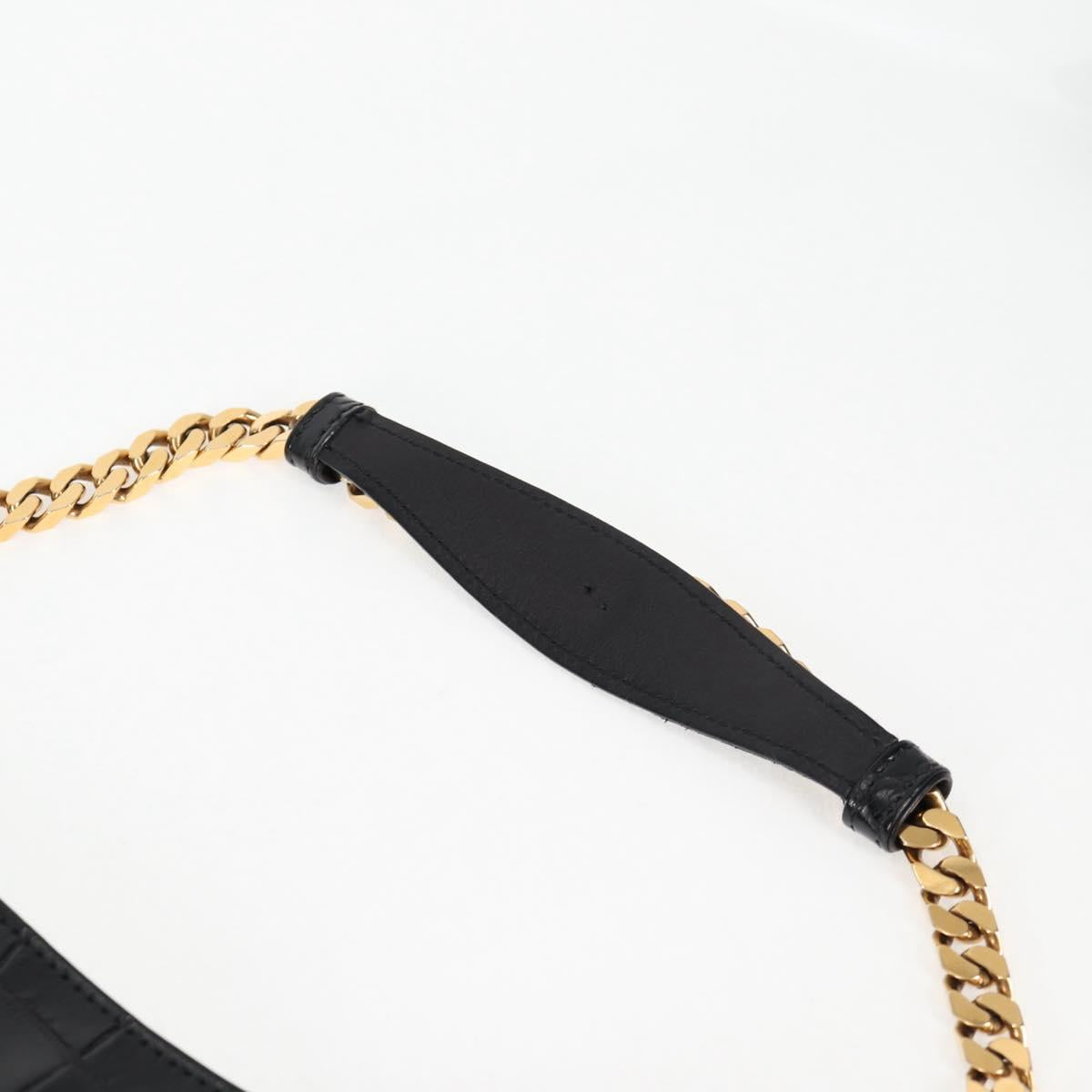 Gucci, Black, Leather, shoulder
