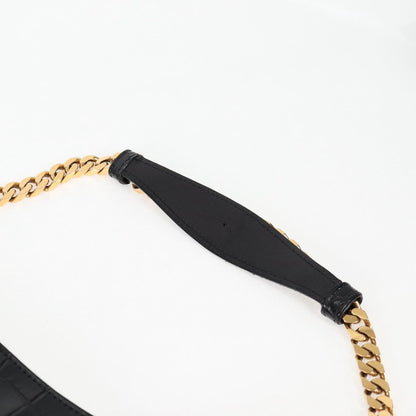 Gucci, Black, Leather, shoulder
