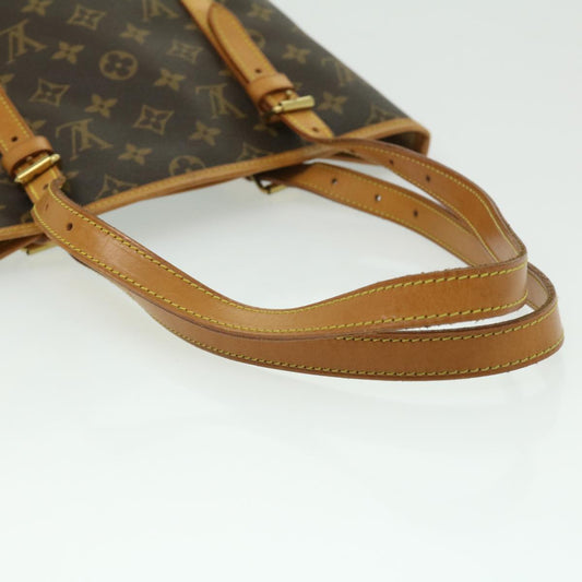 Louis Vuitton Bucket GM, Brown, Canvas, shoulder