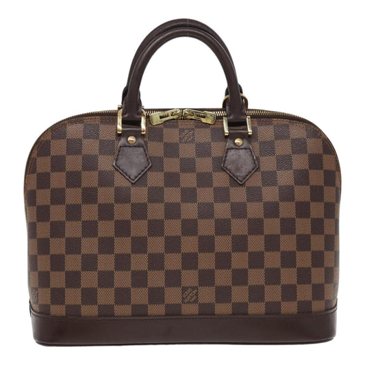 Louis Vuitton Alma, Brown, Canvas, handbag