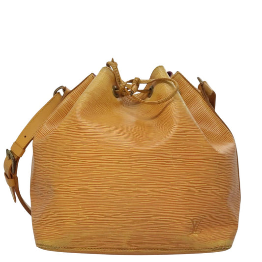 Louis Vuitton Noé PM, Camel, Leather, shoulder
