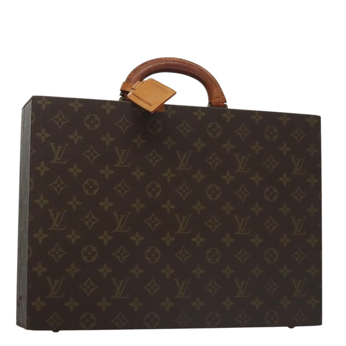 Louis Vuitton President, Brown, Canvas, briefcase