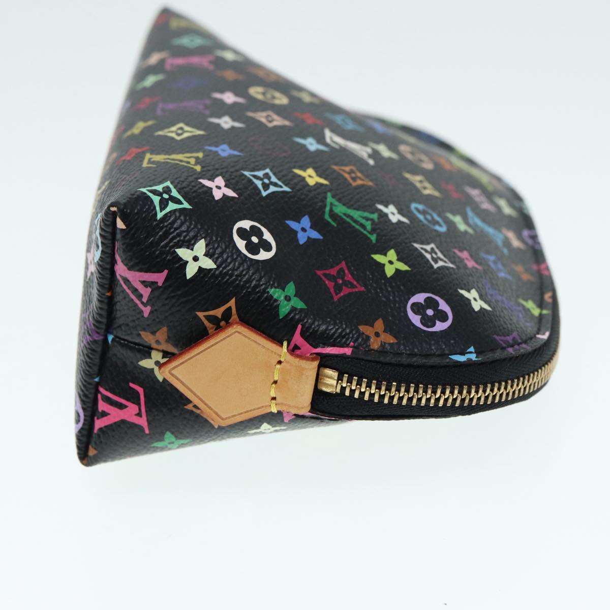 Louis Vuitton TROUSSE A MAQUILLAGE BRUSH, Black, Canvas, clutch