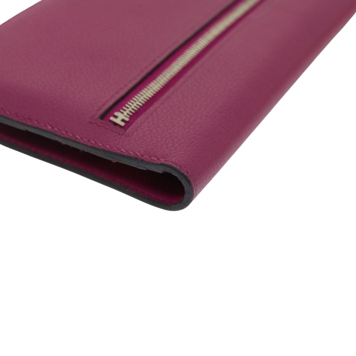 Hermès Dogon, Red, Leather, wallet