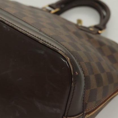Louis Vuitton Alma, Brown, Canvas, handbag