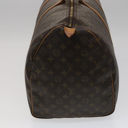 Louis Vuitton Keepall 60, Brown, Canvas, travel
