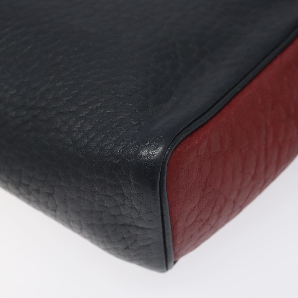 Hermès --, Navy, Leather, shoulder