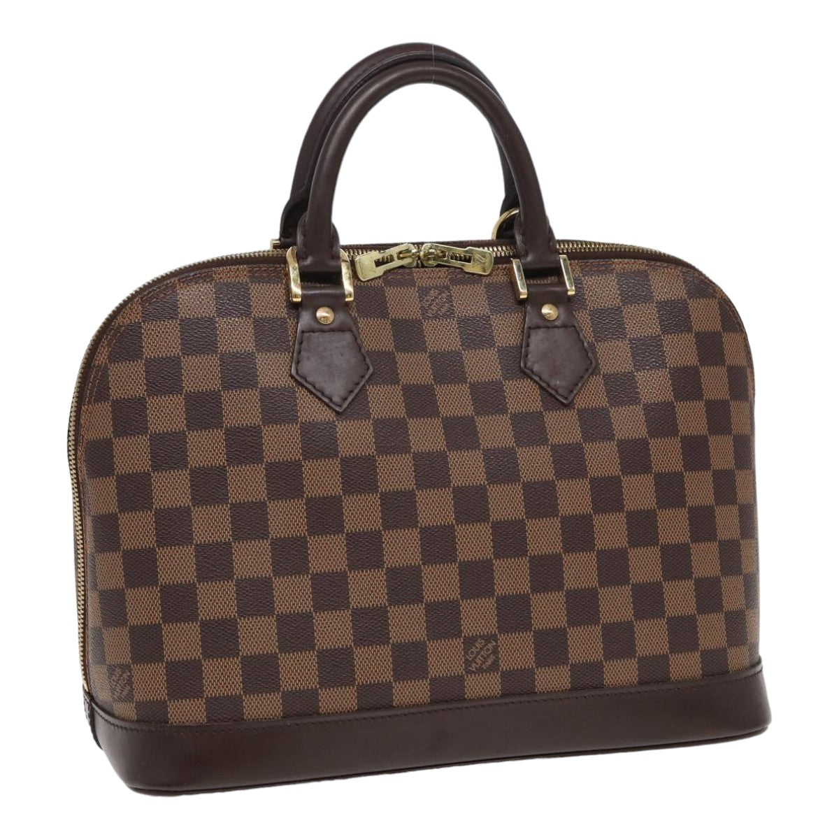 Louis Vuitton Alma, Brown, Canvas, handbag