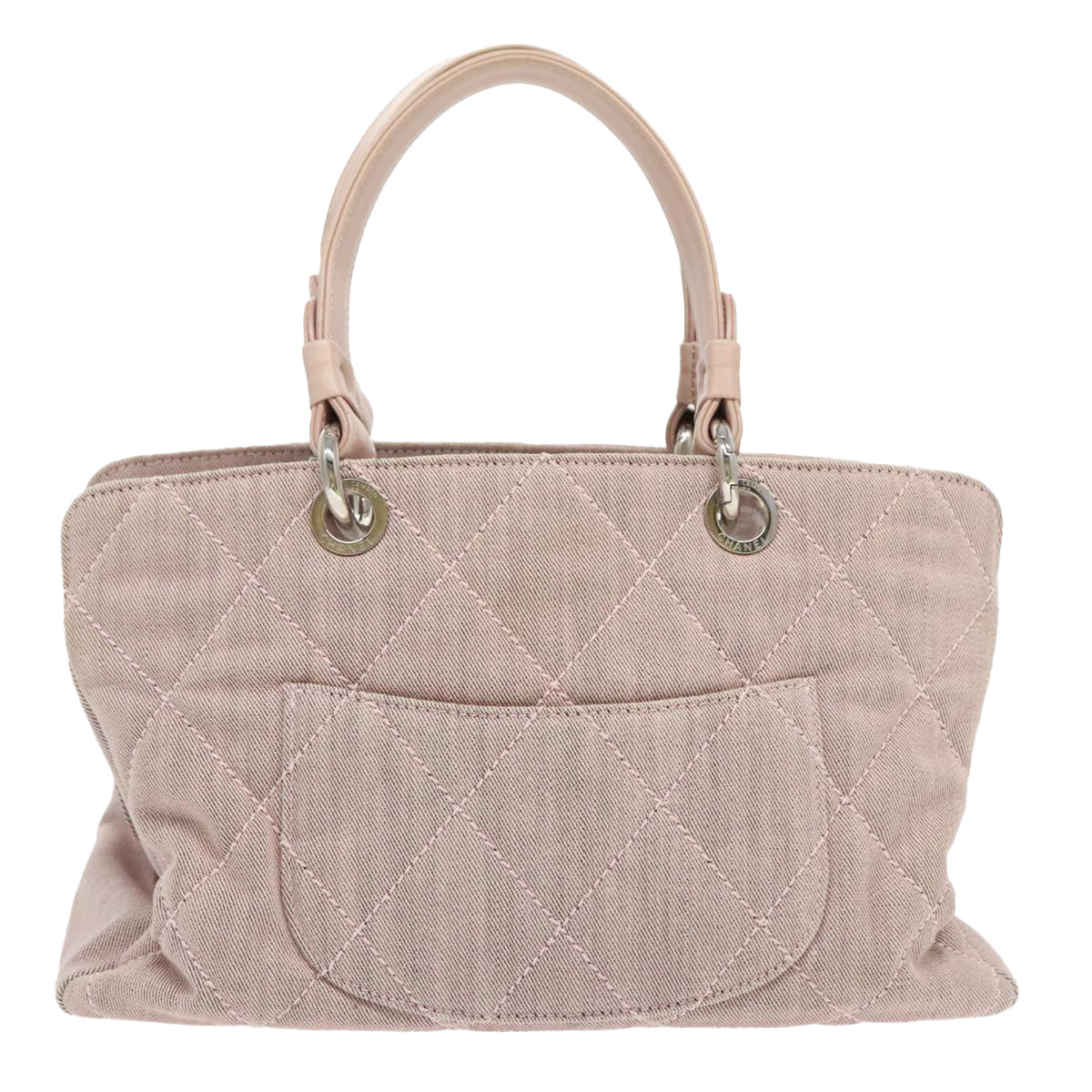 Chanel, Pink, Canvas, handbag