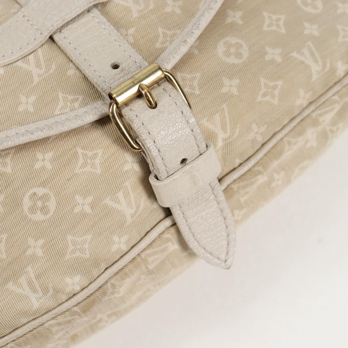 Louis Vuitton Saumur, Beige, Canvas, shoulder