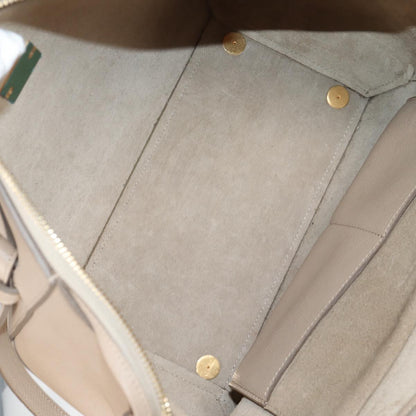 Céline Belt, Beige, Leather, handbag