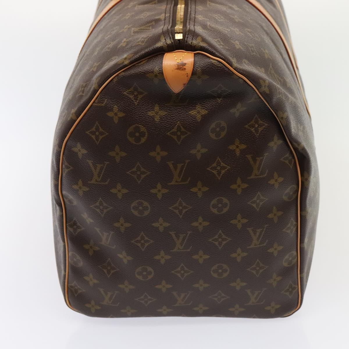 Louis Vuitton Keepall 60, Brown, Canvas, travel