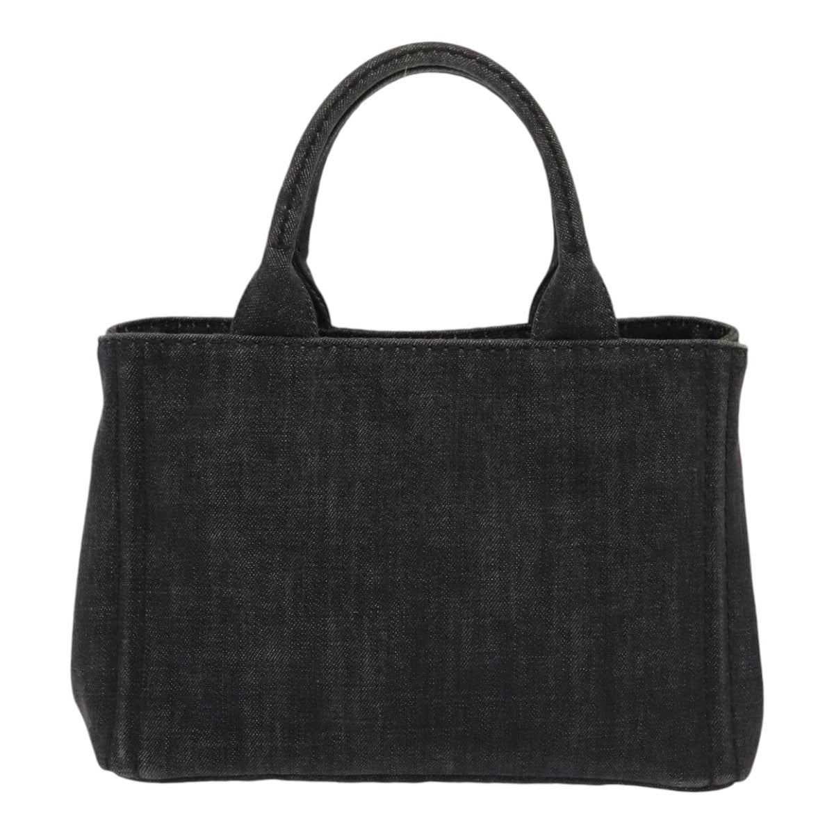 Prada Canapa, Black, Denim - Jeans, tote