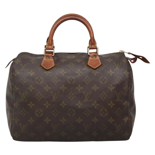 Louis Vuitton Speedy 30, Brown, Canvas, handbag