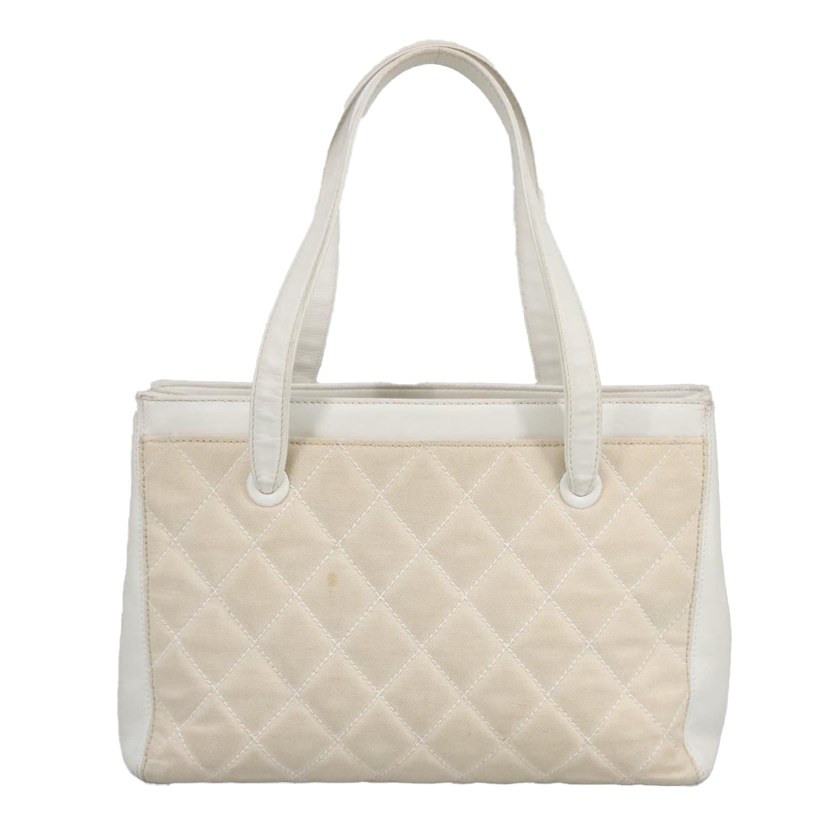 Chanel Coco Mark, Gold, Canvas, tote