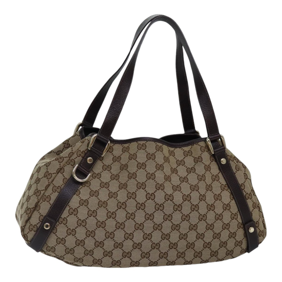 Gucci Abbey, Brown, Canvas, tote