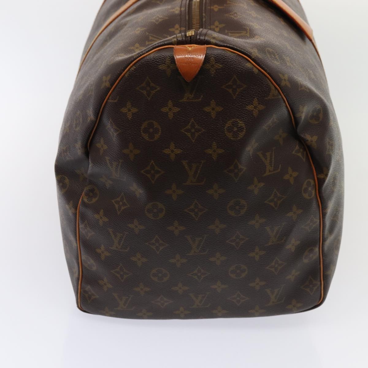 Louis Vuitton Keepall 60, Brown, Canvas, travel