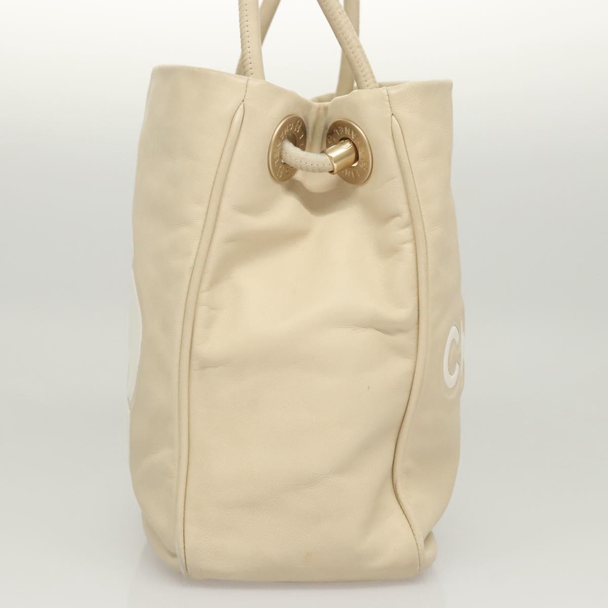 Chanel Camellia, Beige, Leather, tote