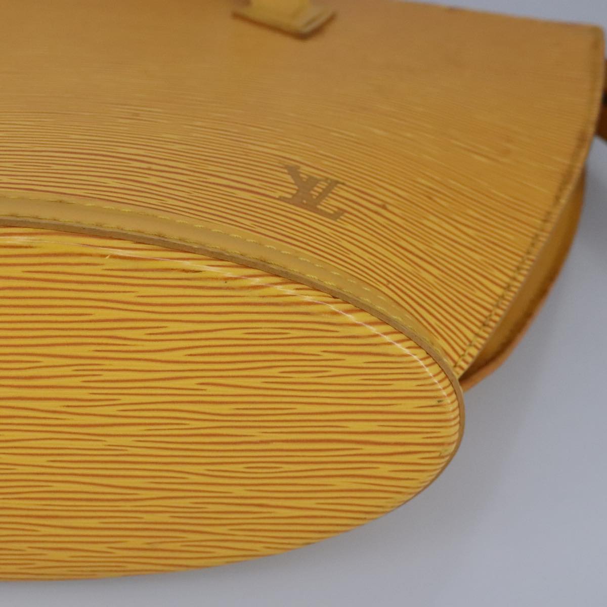 Louis Vuitton Saint Jacques, Yellow, Leather, handbag