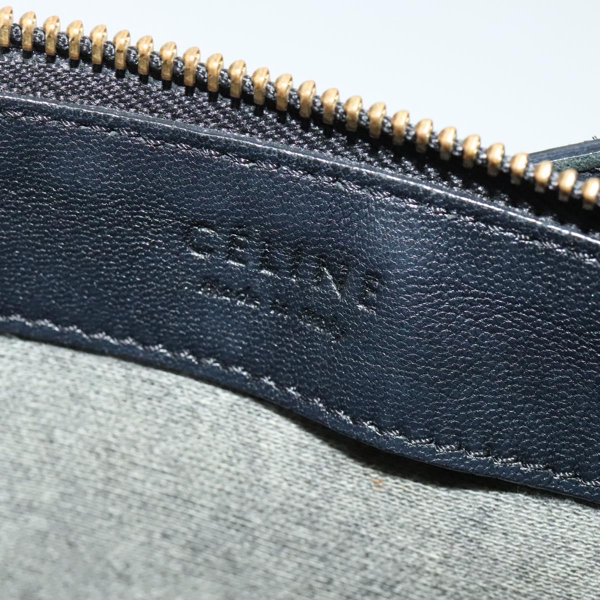 Céline Trio, Black, Leather, shoulder