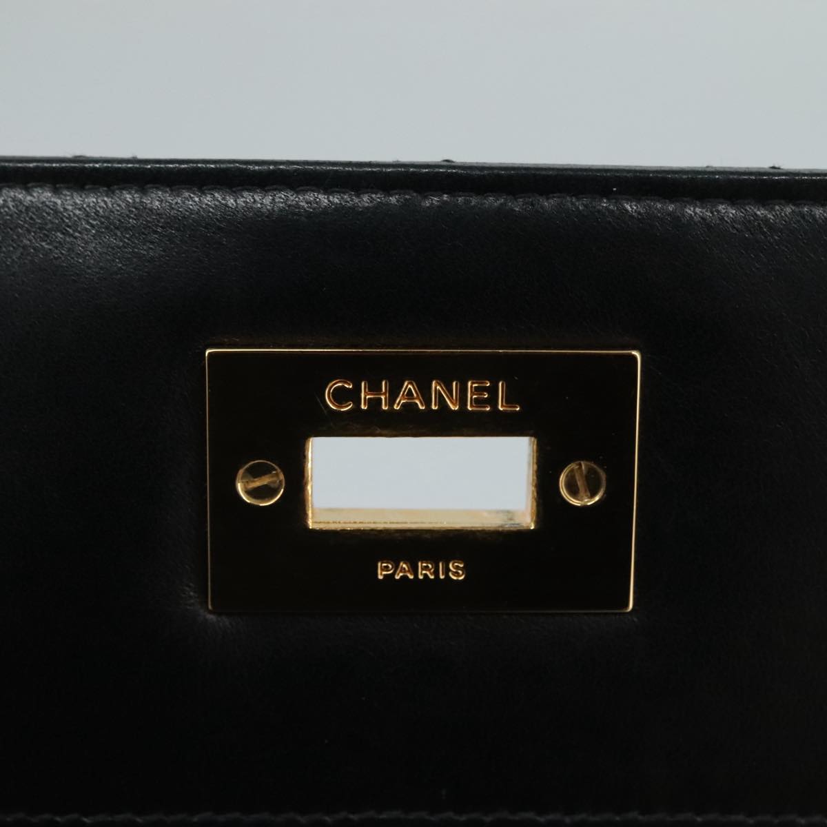 "Chanel 2,55", Black, Leather, shoulder