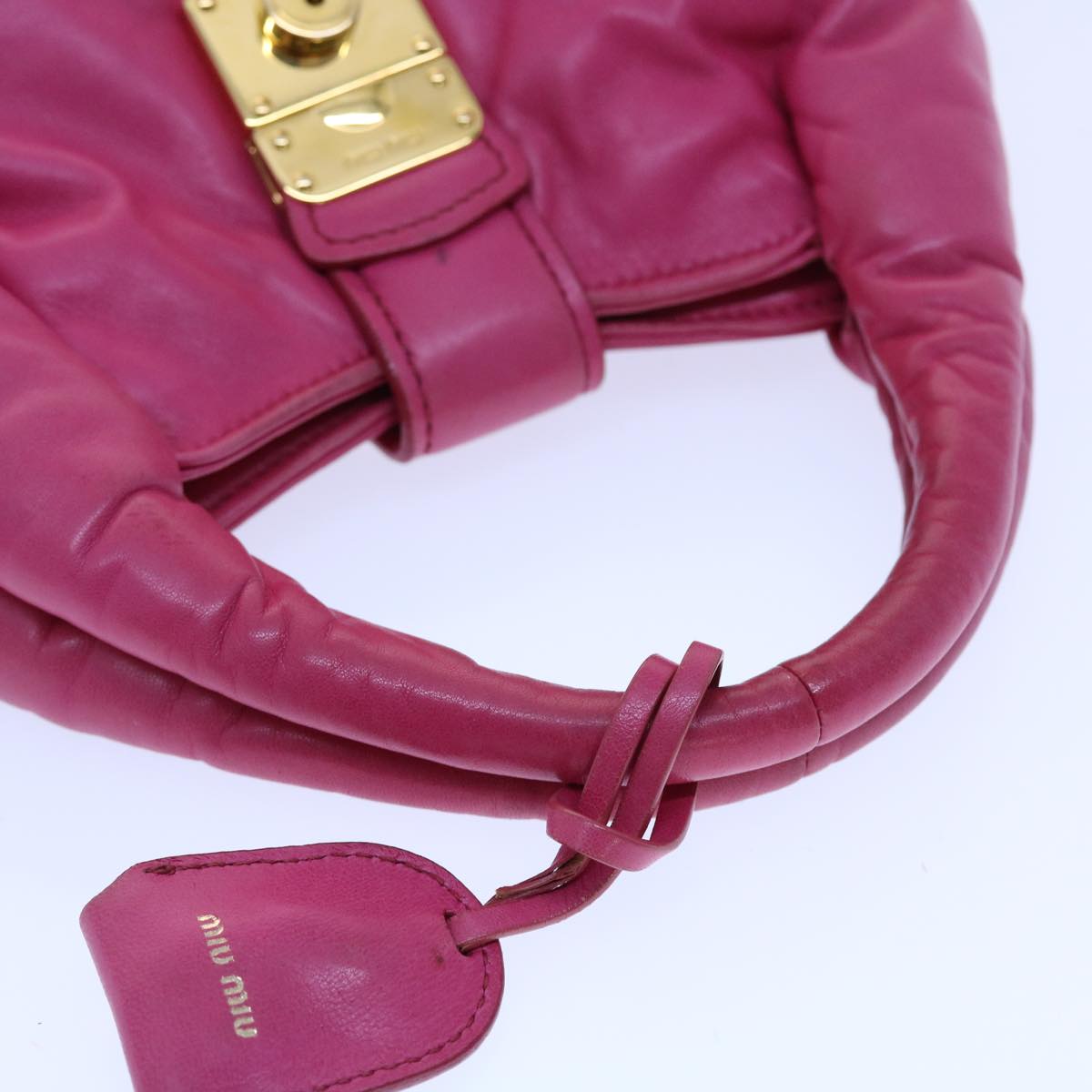 Miu Miu, Pink, Leather, handbag