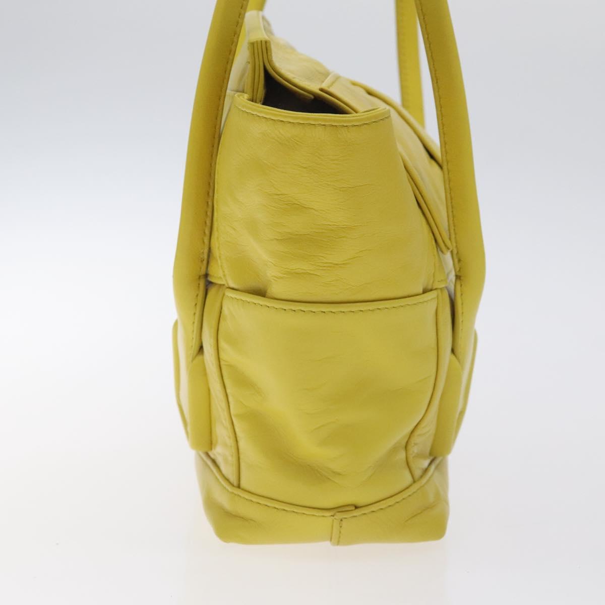 Bottega Veneta Arco, Yellow, Leather, shoulder