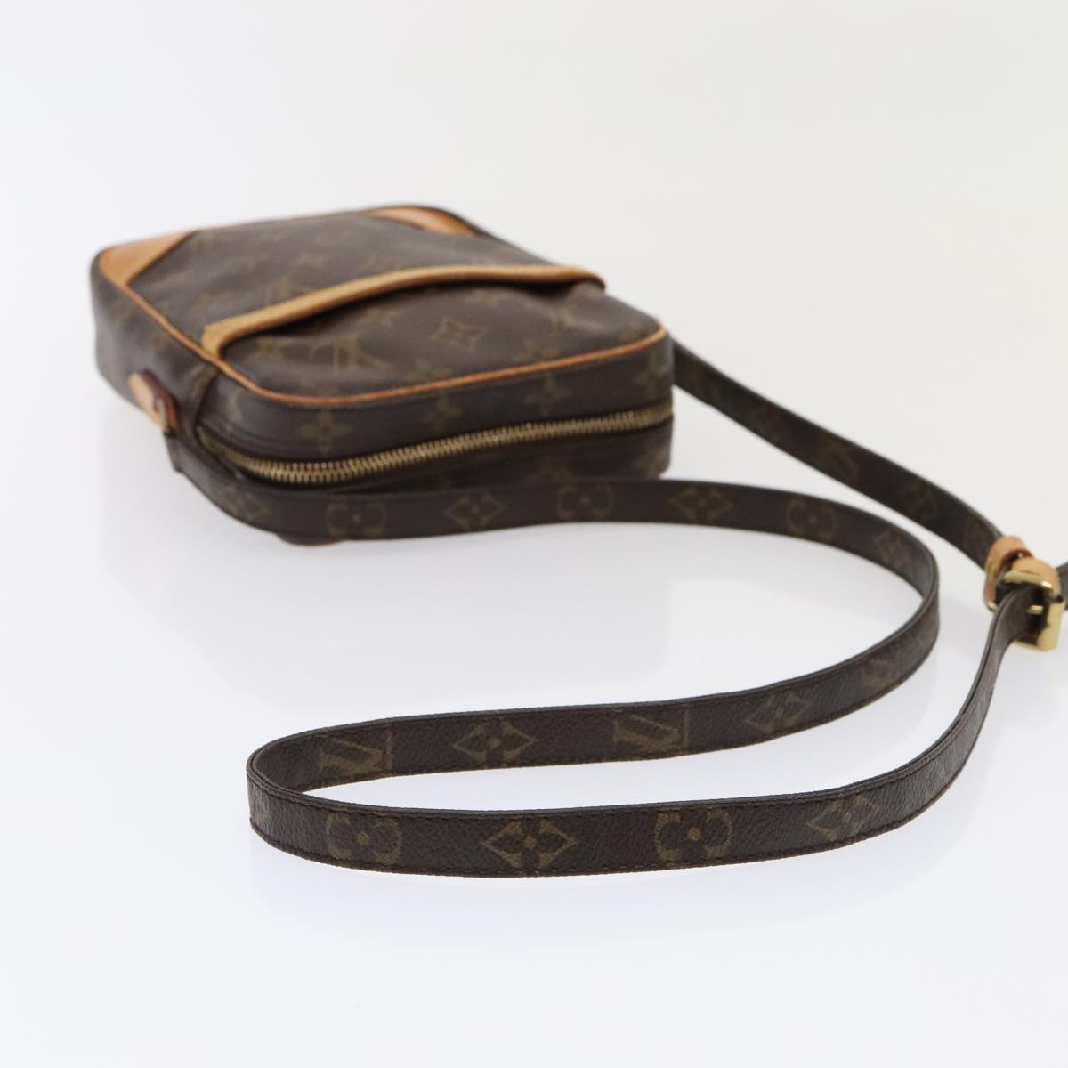 Louis Vuitton Danube, Brown, Canvas, shoulder